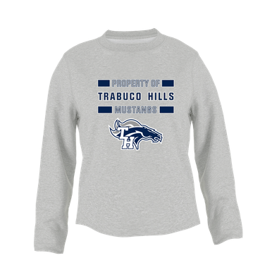 Trabuco Hills Mustangs Property Of Women's Sweatshirt
