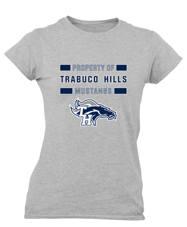Trabuco Hills Mustangs Property Of Women's SS T-Shirt