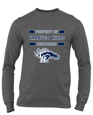 Trabuco Hills Mustangs Property Of Men's LS T-Shirt