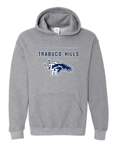 Trabuco Hills Mustangs Mascot #4 Men's Hoodie