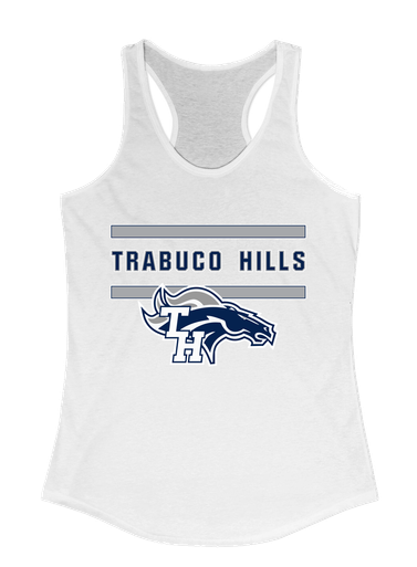 Trabuco Hills Mustangs Mascot #4 Women's Tank Top