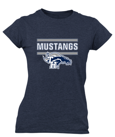 Trabuco Hills Mustangs Mascot #5 Women's SS T-Shirt