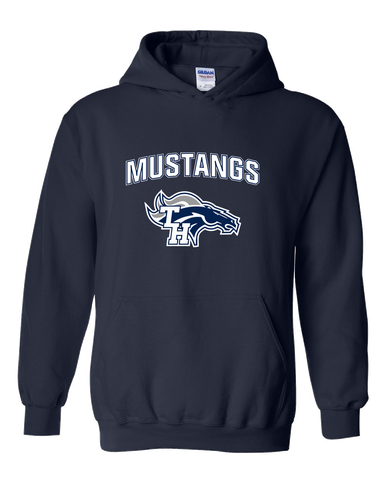 Trabuco Hills Mustangs Mascot #6 Men's Hoodie