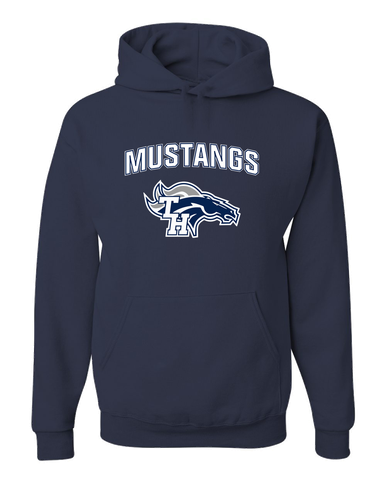 Trabuco Hills Mustangs Mascot #6 Men's Premium Hoodie