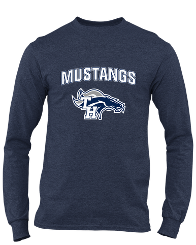 Trabuco Hills Mustangs Mascot #6 Men's Premium LS T-Shirt