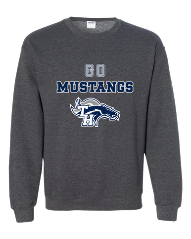 Trabuco Hills Mustangs Go Team Men's Sweatshirt