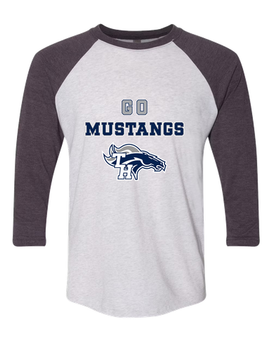 Trabuco Hills Mustangs Go Team Men's Baseball T-Shirt