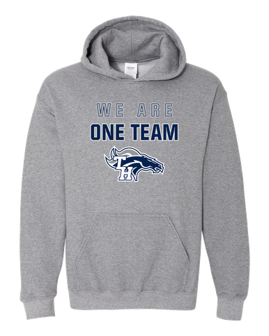 Trabuco Hills Mustangs We Are One Team Men's Hoodie