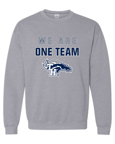 Trabuco Hills Mustangs We Are One Team Men's Sweatshirt