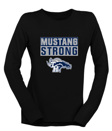 Trabuco Hills Mustangs Strong #1 Women's Premium LS T-Shirt