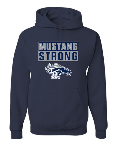 Trabuco Hills Mustangs Strong #1 Men's Premium Hoodie