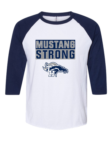 Trabuco Hills Mustangs Strong #1 Men's Baseball T-Shirt