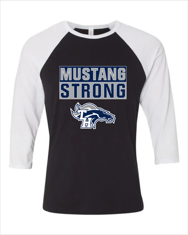Trabuco Hills Mustangs Strong #1 Women's Baseball T-Shirt