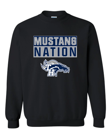 Trabuco Hills Mustangs Nation #1 Men's Sweatshirt