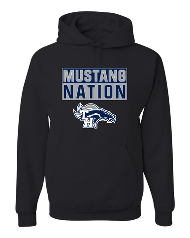 Trabuco Hills Mustangs Nation #1 Men's Premium Hoodie