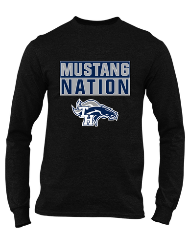 Trabuco Hills Mustangs Nation #1 Men's Premium LS T-Shirt