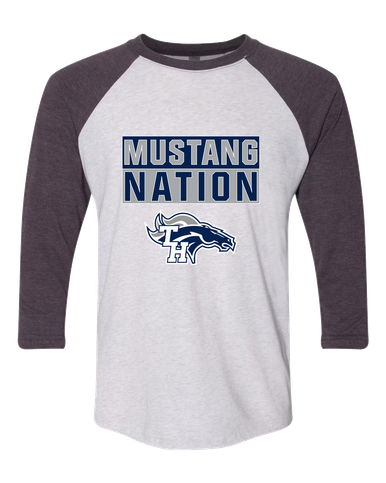 Trabuco Hills Mustangs Nation #1 Women's Baseball T-Shirt