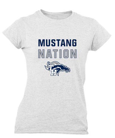 Trabuco Hills Mustangs Nation #2 Women's SS T-Shirt
