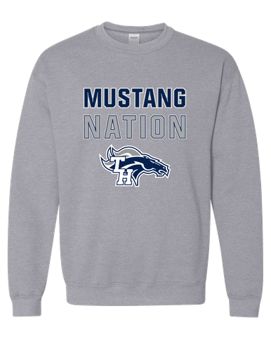 Trabuco Hills Mustangs Nation #2 Men's Sweatshirt