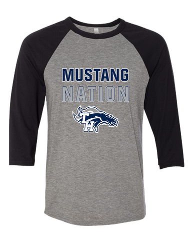 Trabuco Hills Mustangs Nation #2 Men's Baseball T-Shirt
