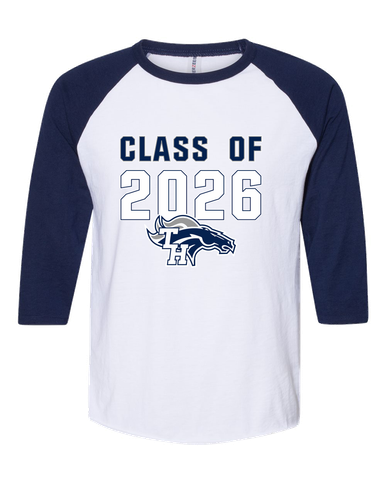 Trabuco Hills Mustangs Class of 2026 Women's Baseball T-Shirt