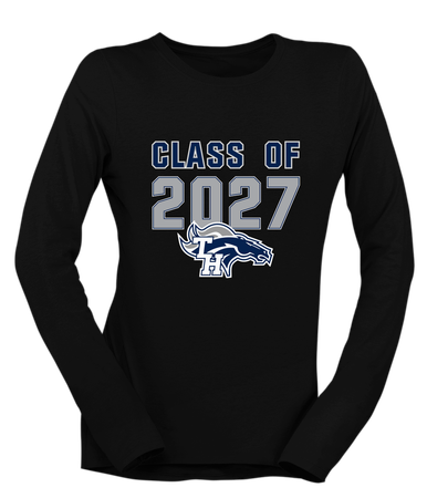 Trabuco Hills Mustangs Class of 2027 Women's LS T-Shirt