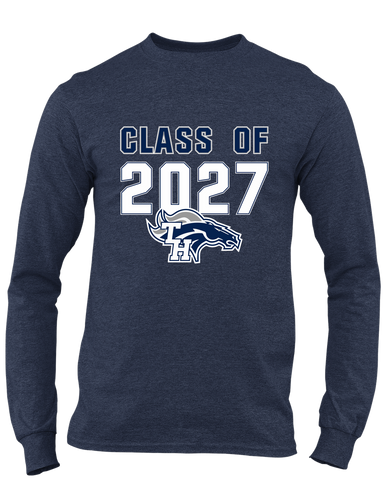 Trabuco Hills Mustangs Class of 2027 Men's Premium LS T-Shirt