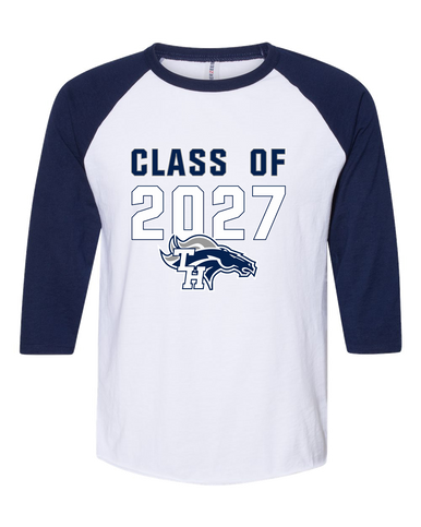 Trabuco Hills Mustangs Class of 2027 Men's Baseball T-Shirt