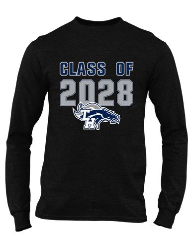 Trabuco Hills Mustangs Class of 2028 Men's LS T-Shirt