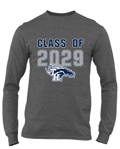 Trabuco Hills Mustangs Class of 2029 Men's LS T-Shirt