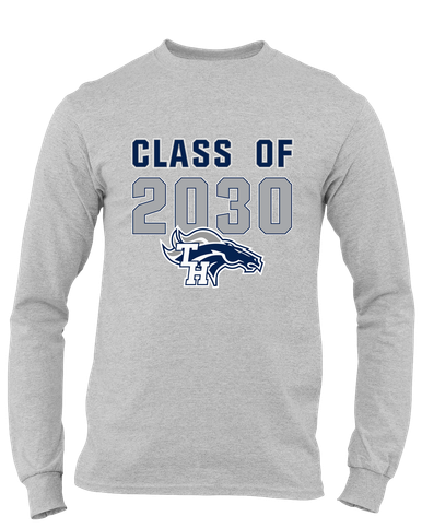 Trabuco Hills Mustangs Class of 2030 Men's LS T-Shirt