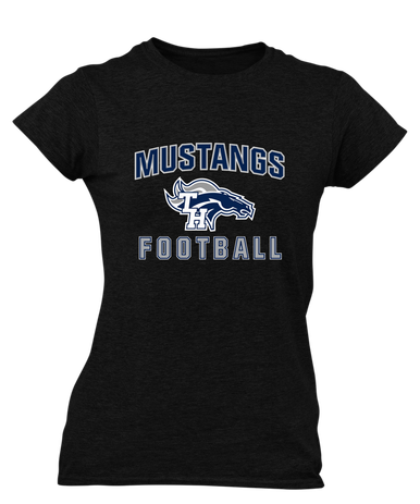 Trabuco Hills Mustangs Football #1 Women's Premium SS T-Shirt