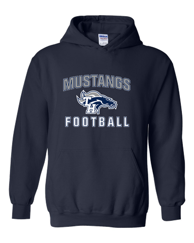 Trabuco Hills Mustangs Football #1 Men's Hoodie