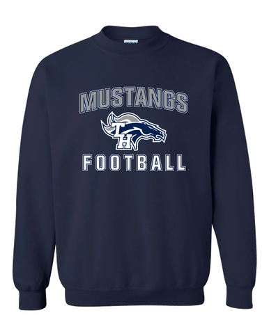 Trabuco Hills Mustangs Football #1 Men's Sweatshirt