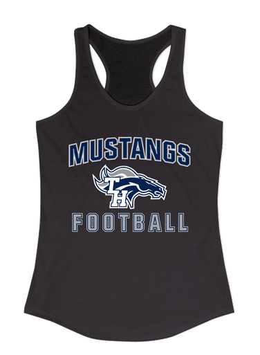 Trabuco Hills Mustangs Football #1 Women's Tank Top