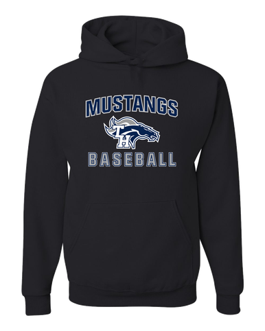 Trabuco Hills Mustangs Baseball #1 Men's Premium Hoodie