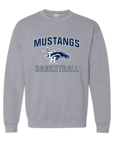 Trabuco Hills Mustangs Basketball #1 Men's Sweatshirt