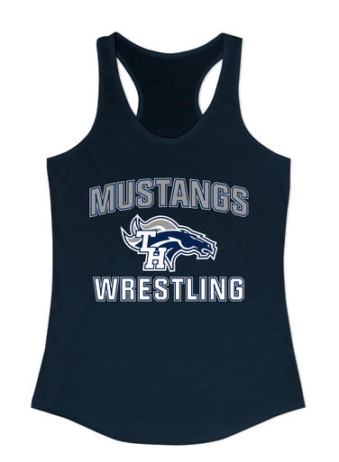 Trabuco Hills Mustangs Wrestling Women's Tank Top