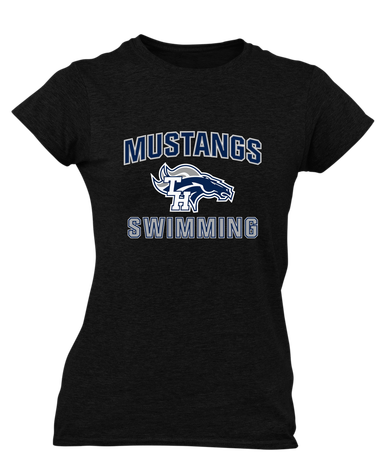 Trabuco Hills Mustangs Swimming Women's Premium SS T-Shirt