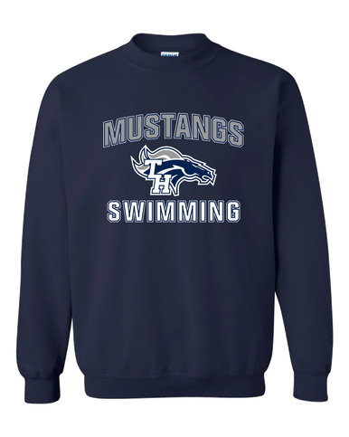 Trabuco Hills Mustangs Swimming Men's Sweatshirt