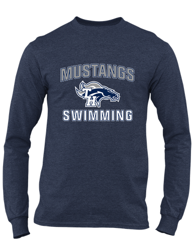 Trabuco Hills Mustangs Swimming Men's Premium LS T-Shirt