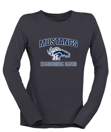 Trabuco Hills Mustangs Marching Band Women's LS T-Shirt