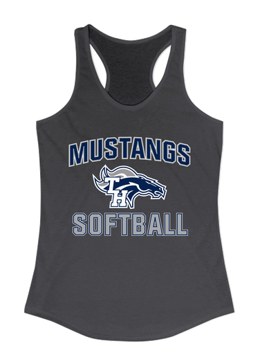 Trabuco Hills Mustangs Softball #1 Women's Tank Top