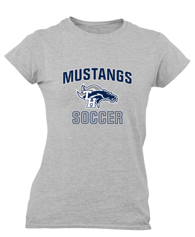 Trabuco Hills Mustangs Soccer #1 Women's SS T-Shirt