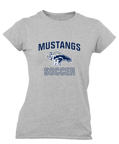 Trabuco Hills Mustangs Soccer #1 Women's Premium SS T-Shirt