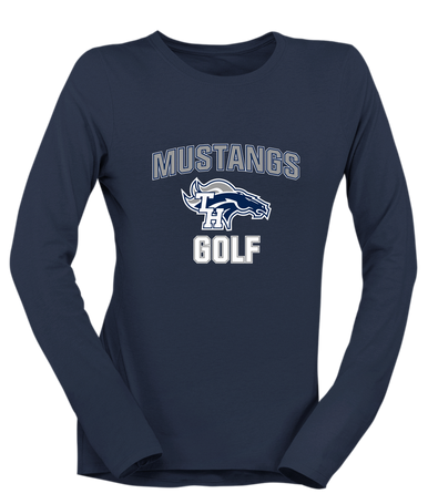 Trabuco Hills Mustangs Golf Women's LS T-Shirt