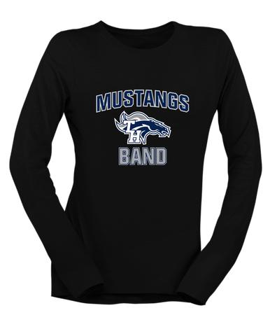 Trabuco Hills Mustangs Band # 1 Women's LS T-Shirt