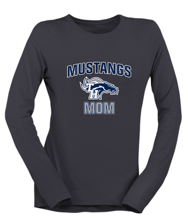 Trabuco Hills Mustangs Mom Women's Premium LS T-Shirt