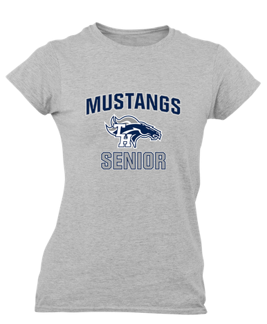 Trabuco Hills Mustangs Senior #1 Women's SS T-Shirt