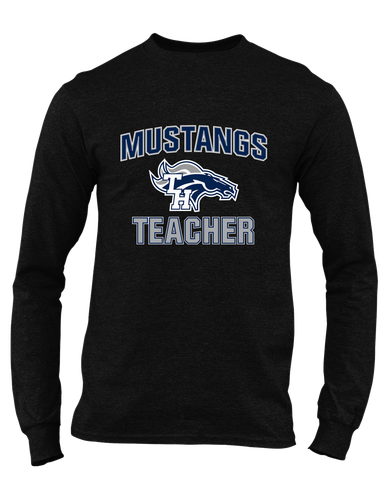 Trabuco Hills Mustangs Teacher Men's Premium LS T-Shirt